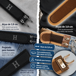 FlexHold™ | Cinto Flexível para Trabalho e dia a dia