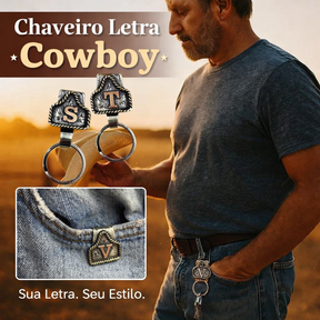 Chaveiro Letra Vintage - COUNTRY 2.0🔥