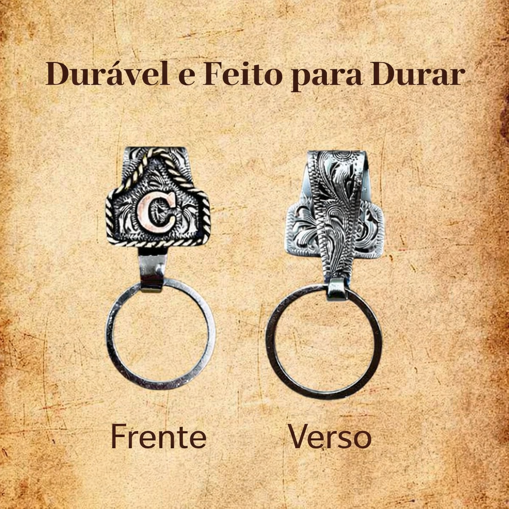 Chaveiro Letra Vintage - COUNTRY 2.0🔥