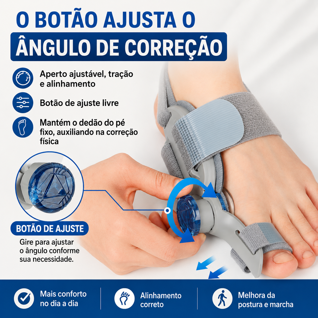 Corretor Ortopédico AlinhaPé™