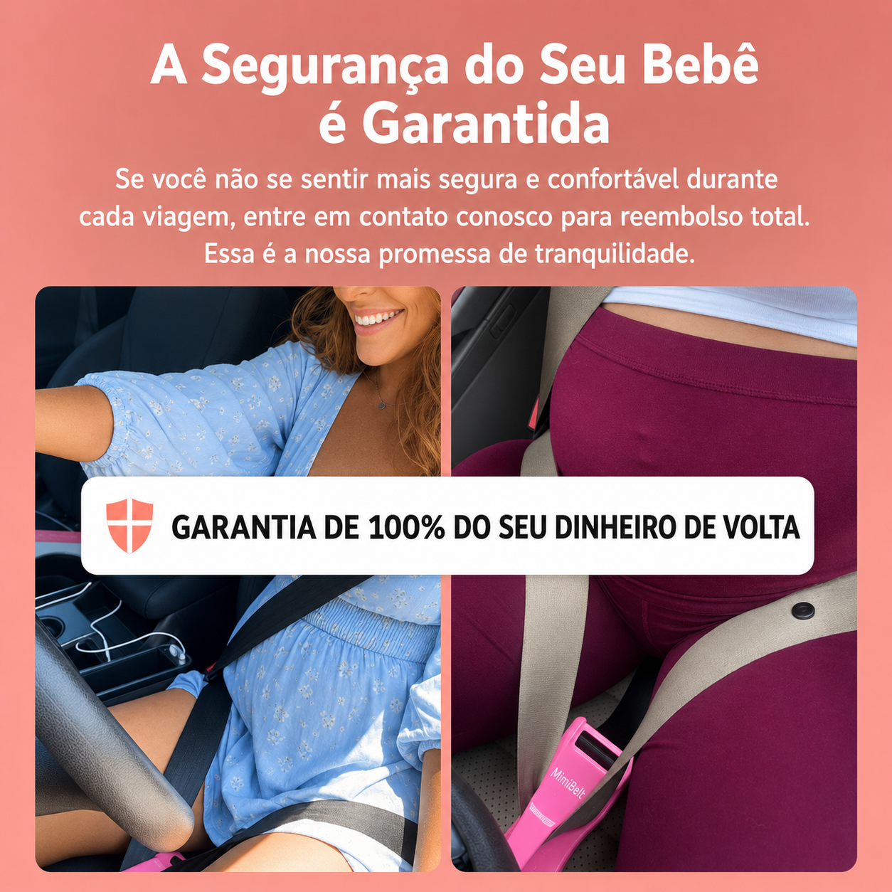 Cinto de Segurança para Gestantes - Recomendado por especialistas⭐