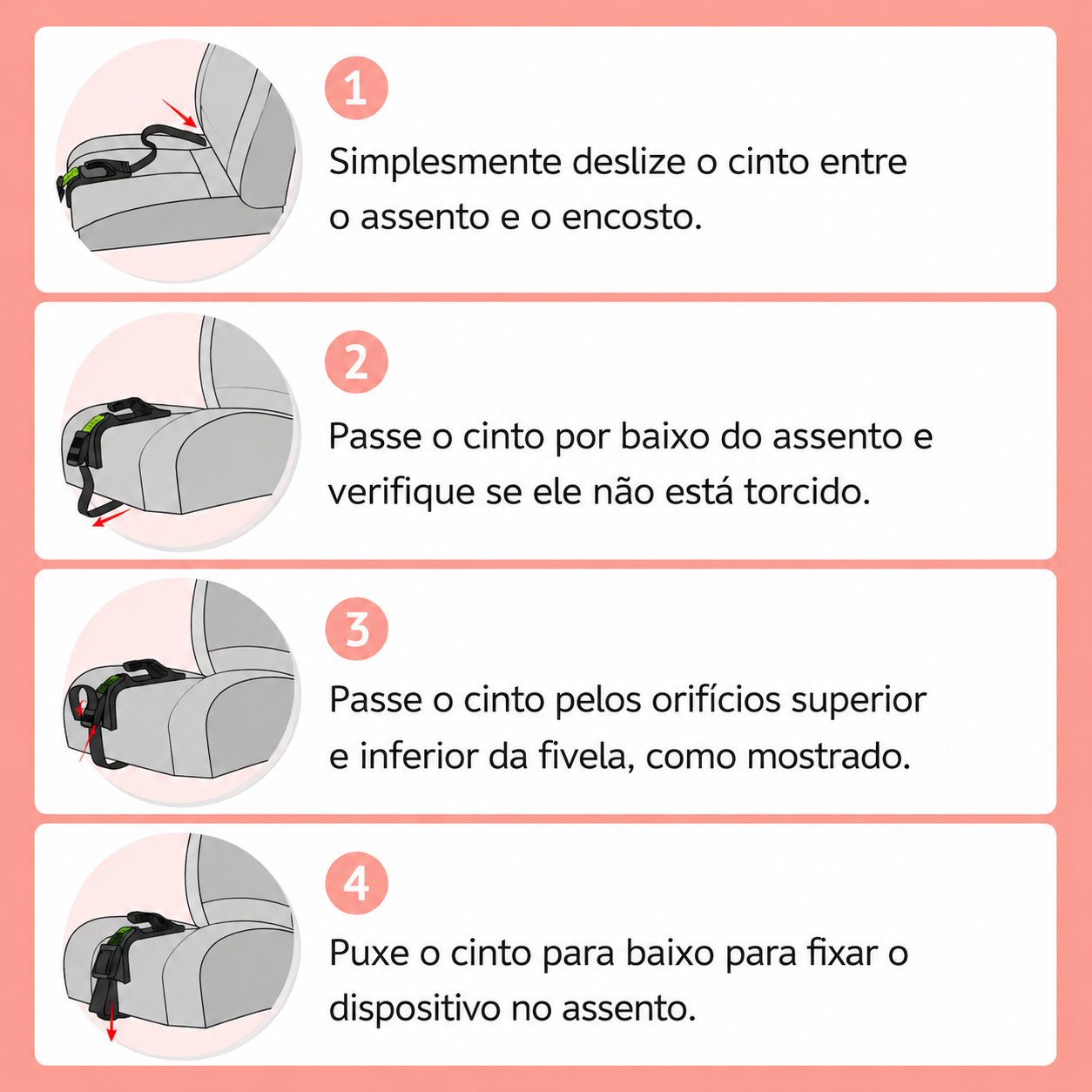 Cinto de Segurança para Gestantes - Recomendado por especialistas⭐