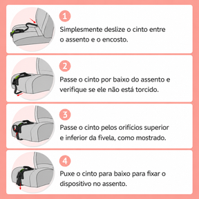 Cinto de Segurança para Gestantes - Recomendado por especialistas⭐