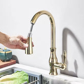 Torneira Gourmet Cozinha Bica Flexível Pull Down