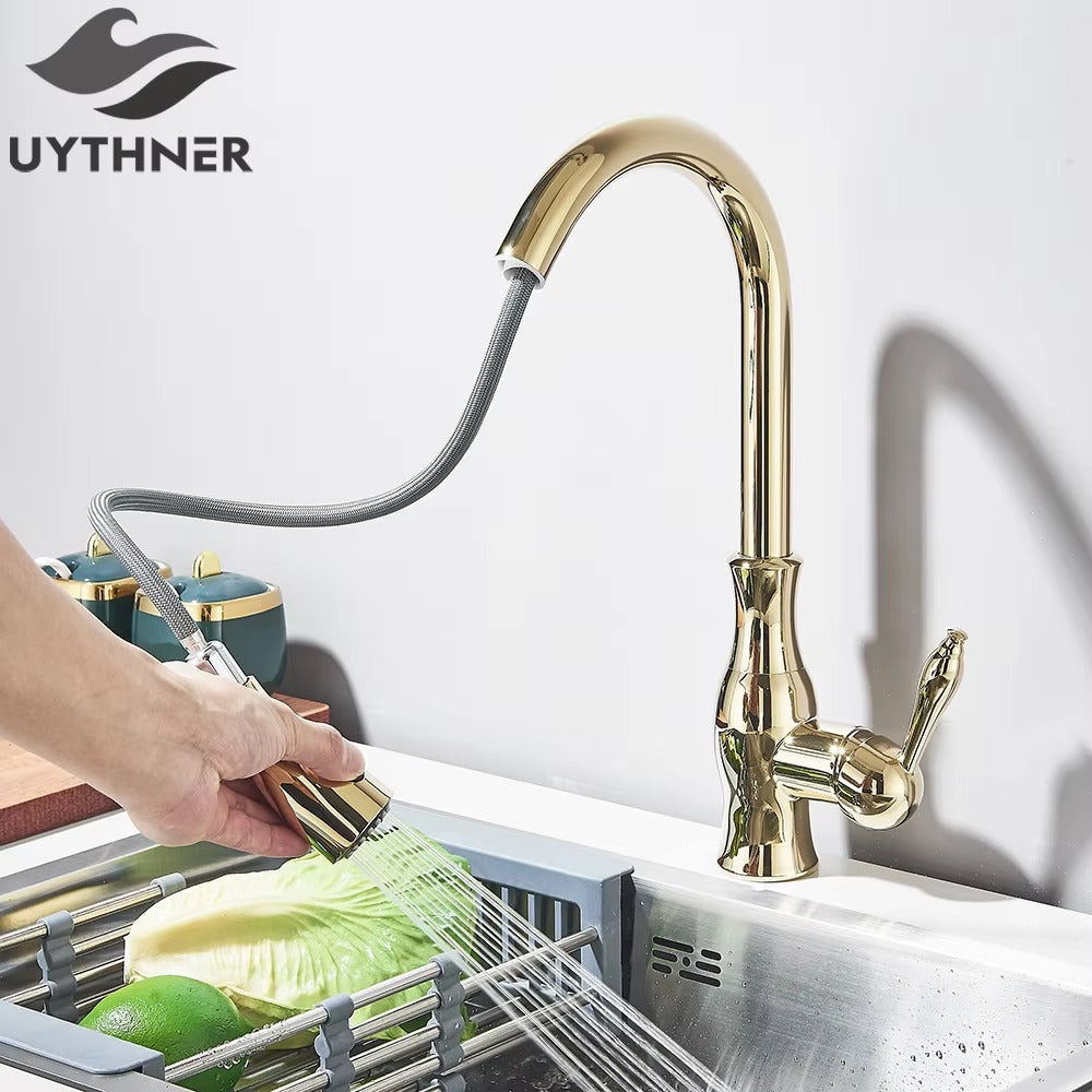 Torneira Gourmet Cozinha Bica Flexível Pull Down