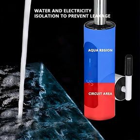 Torneira Elétrica Instantânea Giratória 360° Inox 3000W